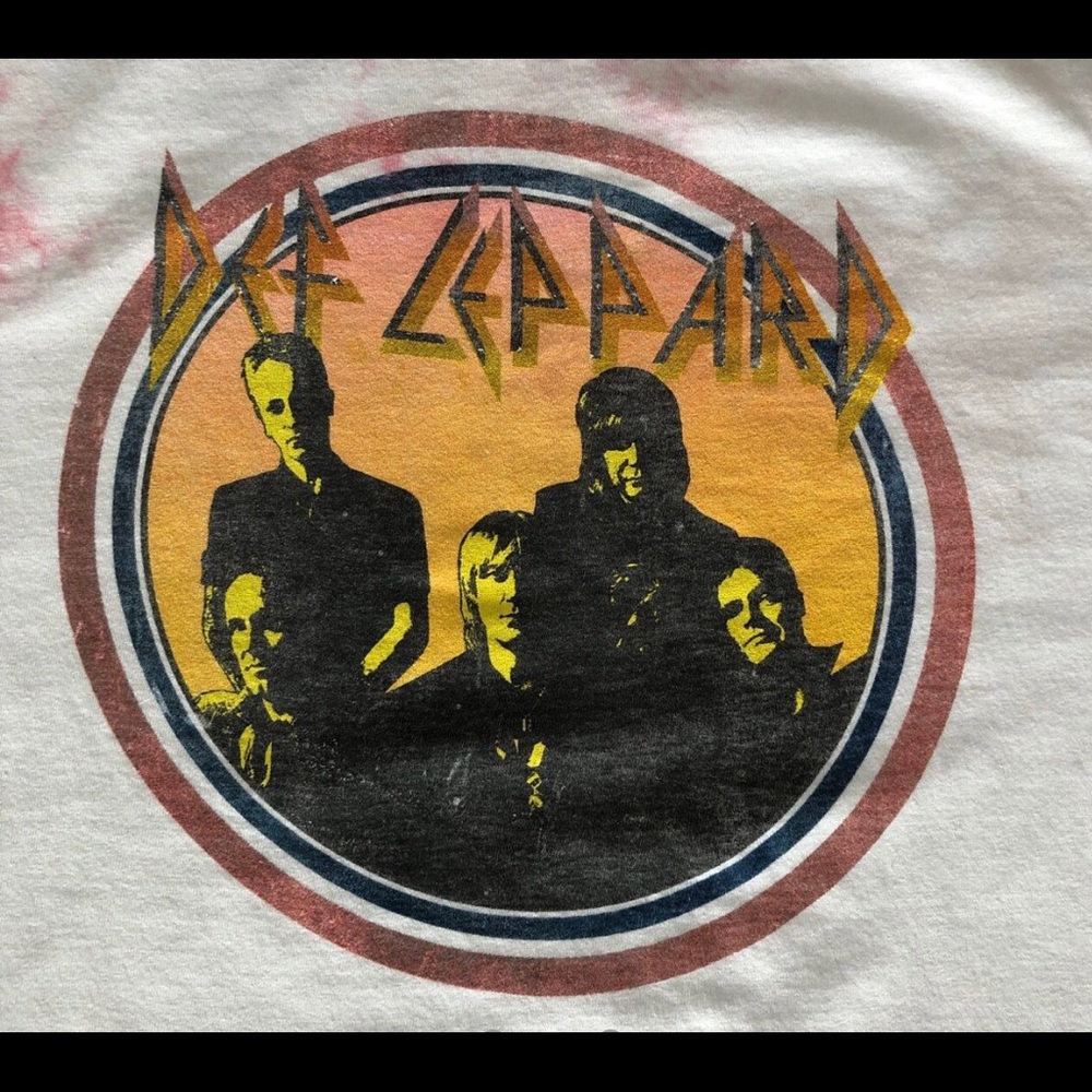 Tie dye vtg style def Leppard size xl - Picture 2 of 5